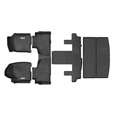 3D Floor Mats For 2021-2026 Chevy Suburban GMC Yukon XL Bucket Seats All Weather