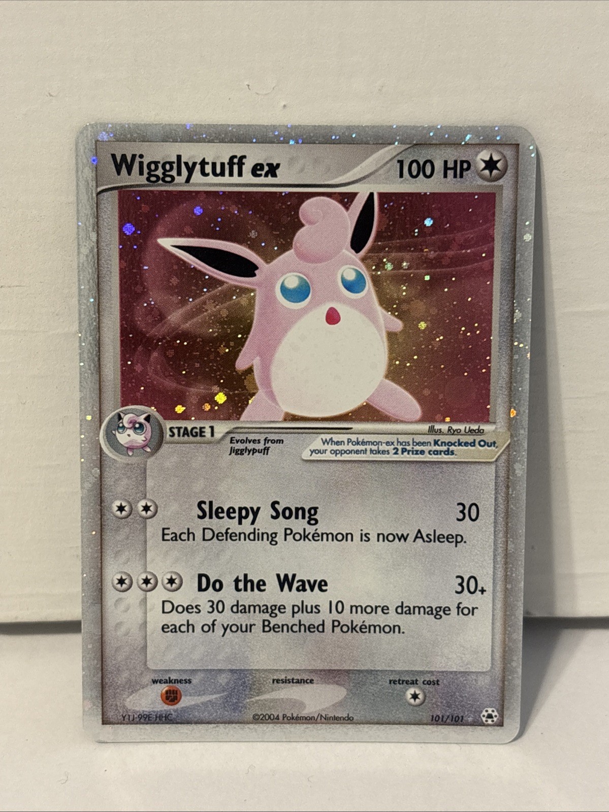 Wigglytuff ex Hidden Legends #101 Holo Ultra Rare Vintage 2004 English Mint/NM