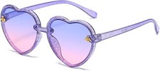 Kids Heart shaped Sunglasses Cute Bee Fre A 3-10 UV400 Protect