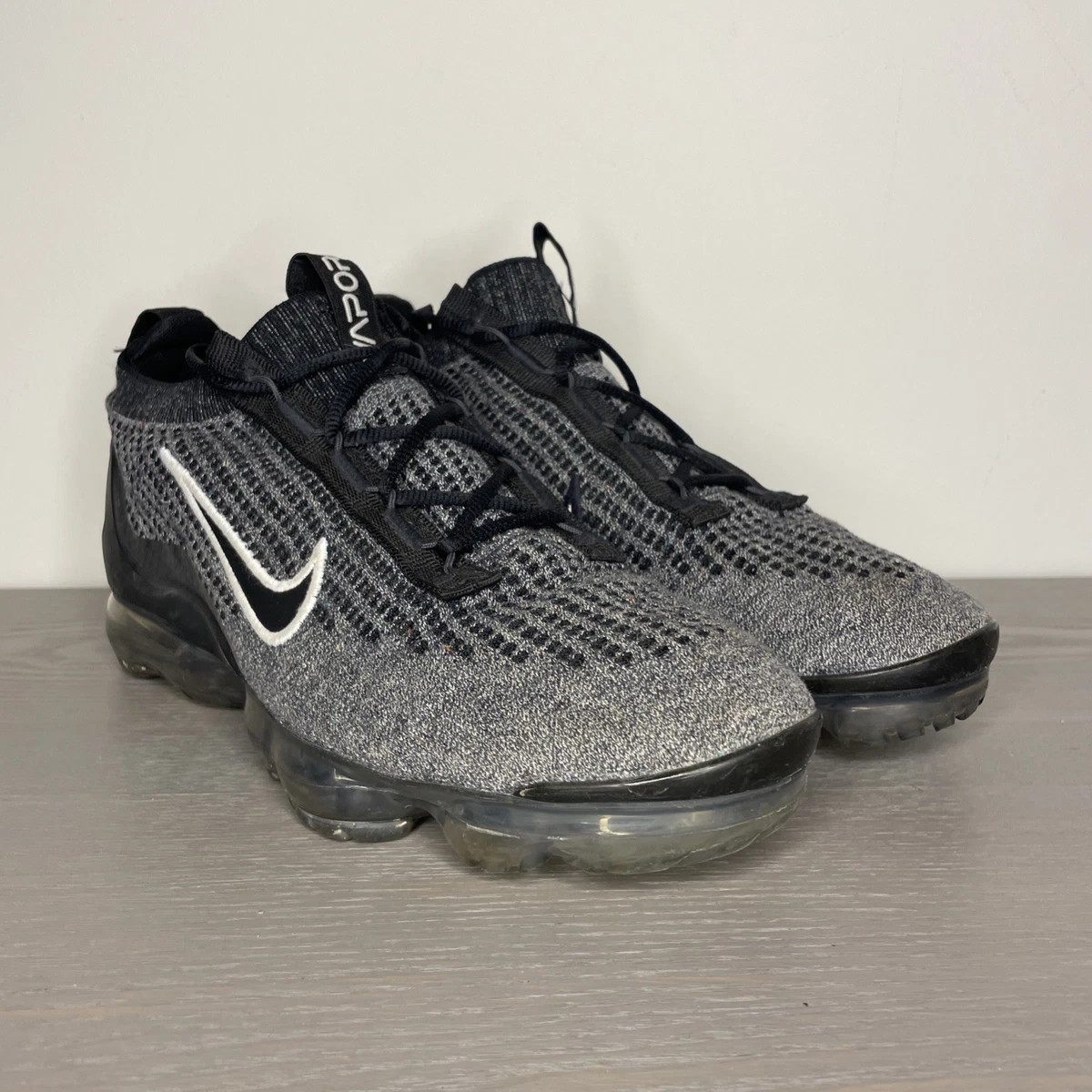 Nike Air Vapormax 2021 FK Flyknit Oreo GS Size Mens Size 12 DC9394-001 Nike Air Vapormax 2021 Flyknit Oreo | eBay main image 3