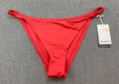 Vitamin A Sexy Thin Strap Bikini Bottom Women XXL Soft Orange Beach Mix Match