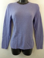 Charter Club Sweater Women's S Purple 100 Cashmere Crew Neck Long Sleeve