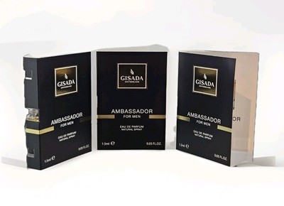 3 Proben Gisada Ambassador For Men EdP Spray 