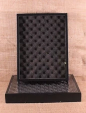 Collector Display Case: 12 x 16 x 2" - Package of 2 w/Egg Shell Foam for Marbles