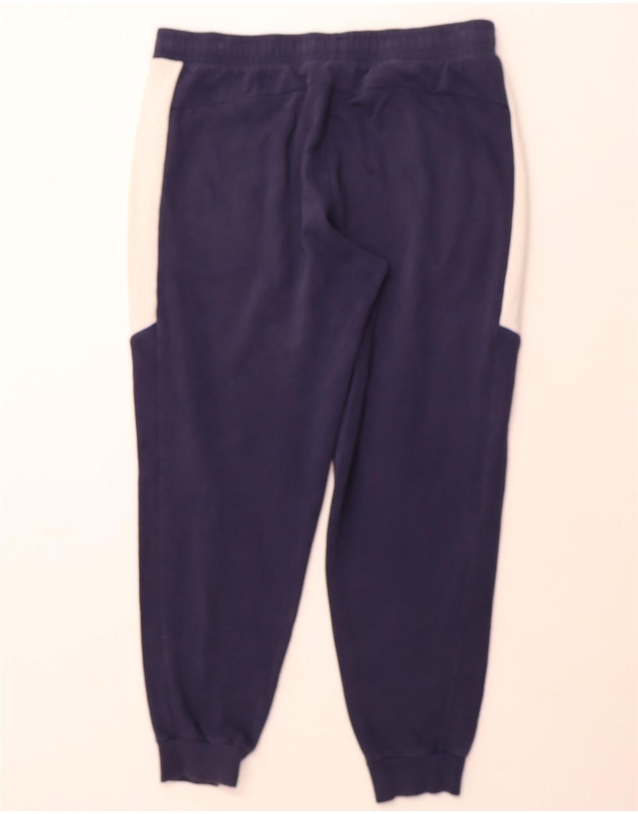 PUMA Mens Tracksuit Trousers Joggers XL  Navy Blue Colourblock Cotton AJ16 thumbnail 2