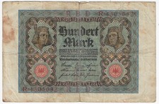 Germany P69 100 Mark Item 31 Combine Shipping Canada and USA 1.95 Includes Tarif