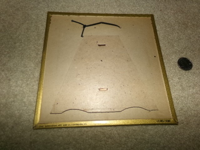 1950's IRON CITY BEER white TOC  sign *near mint* PITTSBURGH