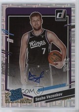 2023 Panini Donruss Rated Rookie Choice Signatures Sasha Vezenkov #291 Auto 3hd