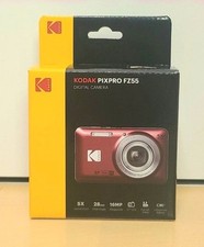 Kodak PIXPRO FZ55 Digital Camera 16MP 5x Zoom Red with Original Box NEW