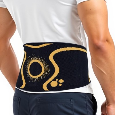 ORTONYX Elastic Back Support Brace for Men and Woman, 3D Knitted Design with ...