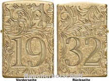 ZiPPO 1932 Filigree  DAS SCHÖNSTE  ZIPPO  DES JAHRES  mit oder ohne Geschenk-Set