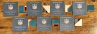 Lot of Dan Marino Miami Dolphins Game Used Worn Jersey Patches Swatches NFL HOF