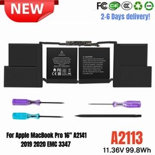 A2113 Battery For MacBook Pro 16'' A2141 2019 2020 EMC 3347 MacBookPro16,4/16,1