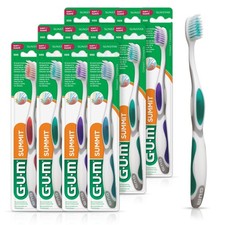 Summit Soft Toothbrush, Ultra Fine Tapered Bristles for More Effective Plaqu...