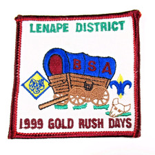 Lenape District 1999 Gold Rush Days BSA Patch...