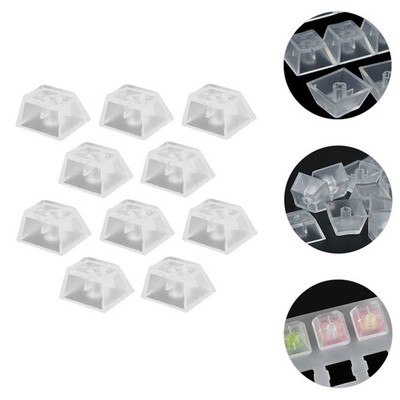  10 Pcs Mechanische Tatatur Durchsichtige Keycaps Blanko Tastaturen