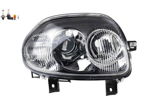 Scheinwerfer Passend FüR Renault Clio Bb Bc Cb 09/98-05/01 Rechts + Leuchtmittel-image