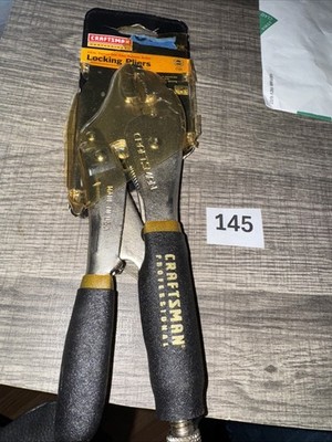 Sears Craftsman Professional USA Nos Locking Plier Easy Release 45714 10  Curved