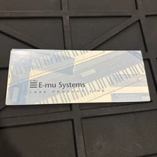 Vintage e-mu systems 1996 product line brochure pamphlet Original