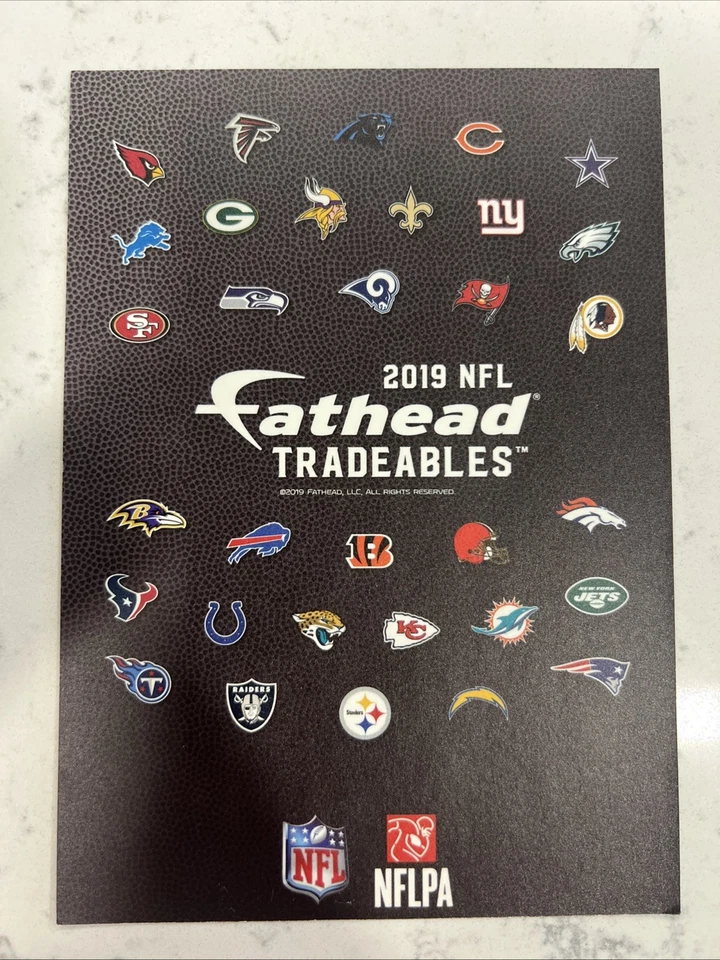 MATTHEW (Matt) STAFFORD Detroit Lions con logotipo 2019 NFL Fathead Mini intercambiables Foto 2 de 2