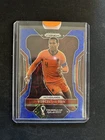2022 Panini Prizm FIFA World Cup Qatar Soccer Prizms Blue Virgil van Dijk #163