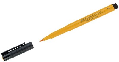 FABER-CASTELL Tuschestift PITT artist pen chromgelb dunkel