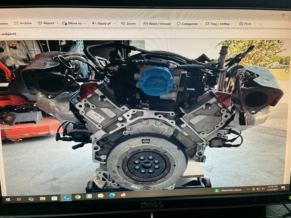 2022 C8 Corvette 6.2L LT2 Engine 1134457 - Image 3 of 4