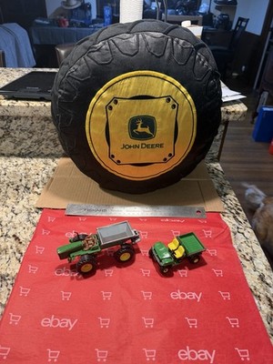 John Deere Collectibles Lot.  Pillow - Shredder - Gator