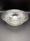 New Listing3 Pyrex Colonial Mist Nesting Mixing Bowls #322 #323 #325 Clear