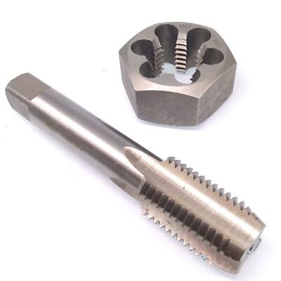 US Stock HSS M27 x 3mm Tap & 27 x 3mm Hexagon Die Metric Thread Right Hand Set