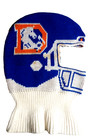 Vintage NFL Fan DENVER BRONCOS GAME FACE Acrylic Knit HAT MASK CHILD  SIZE EC — photo 5