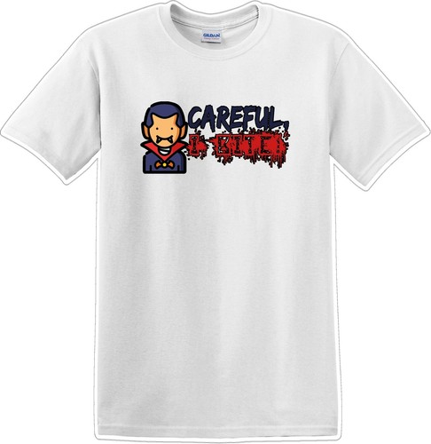 CAREFUL I BITE - Halloween - Neuheit T-Shirt - Bild 11 von 16
