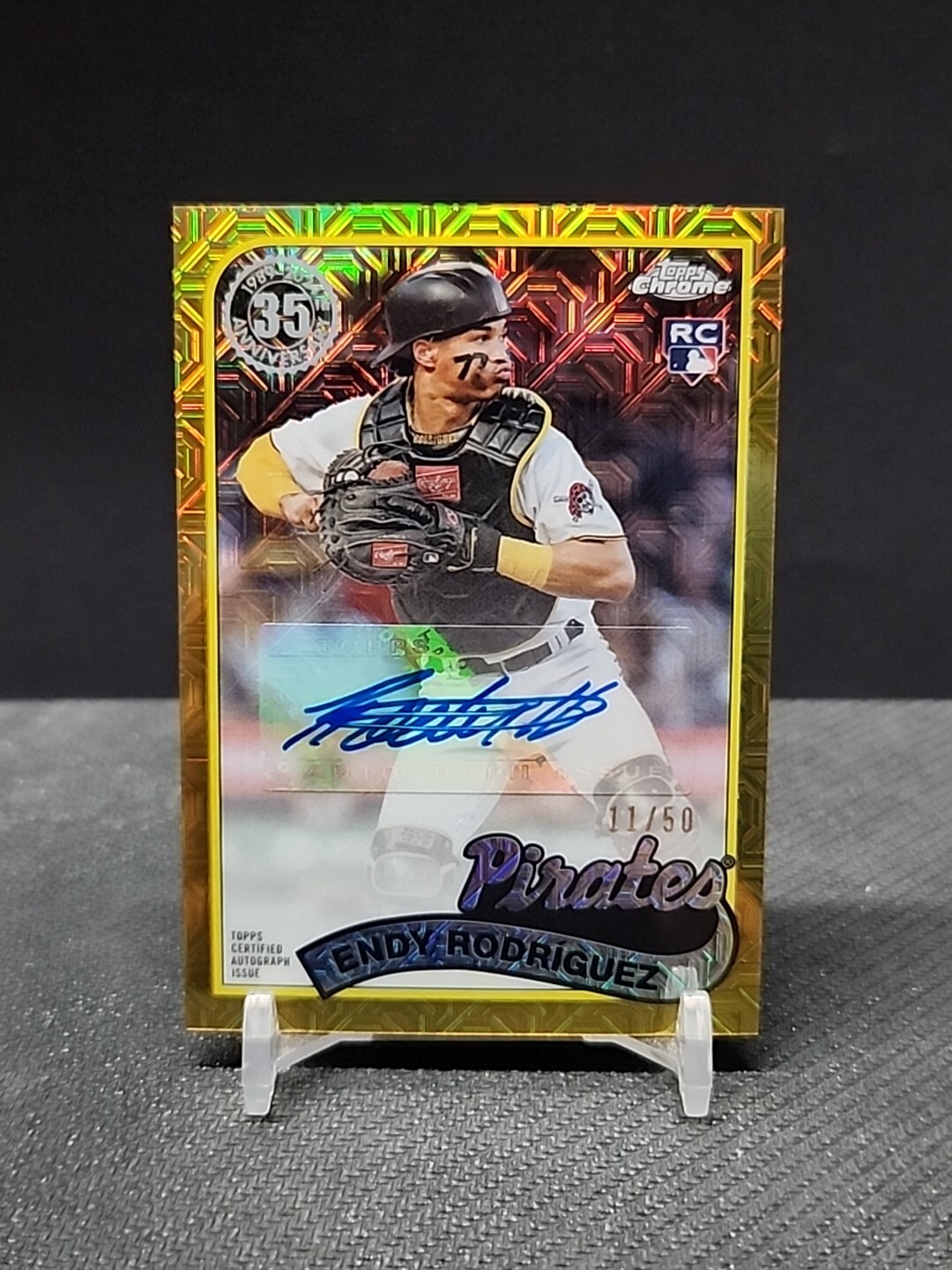 2024 Topps Series 2 Endy Rodriguez Silver Pack Auto /50