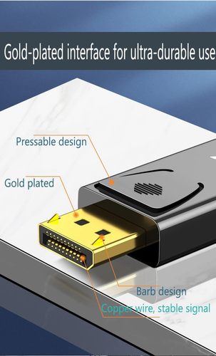 Displayport to HDMI Adapter, 4K DP to HDMI Adapter Displayport to HDMI Converte - Picture 9 of 12