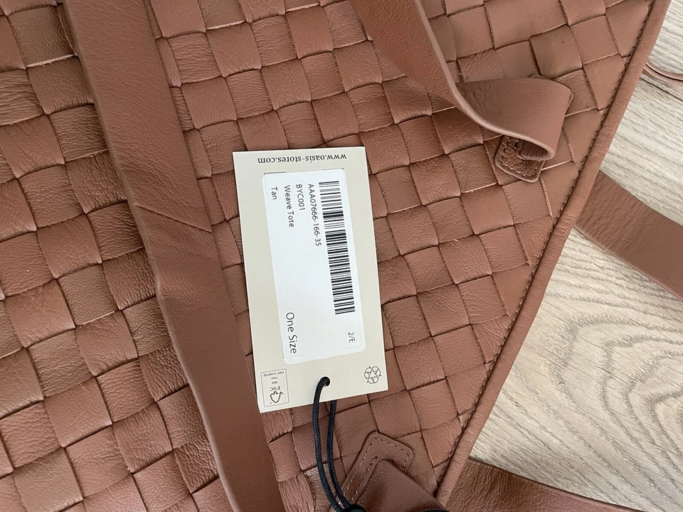 Women Handbag Leather Tote Bag Oasis New - Image 3 of 3