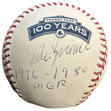 Don Zimmer Autographed Fenway Park 100th Anniversary Baseball Red Sox