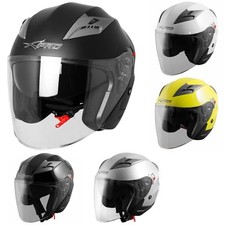 Demi Jet Casque Visière Pare Soleil ECE 22 Approuvé Moto Scooter