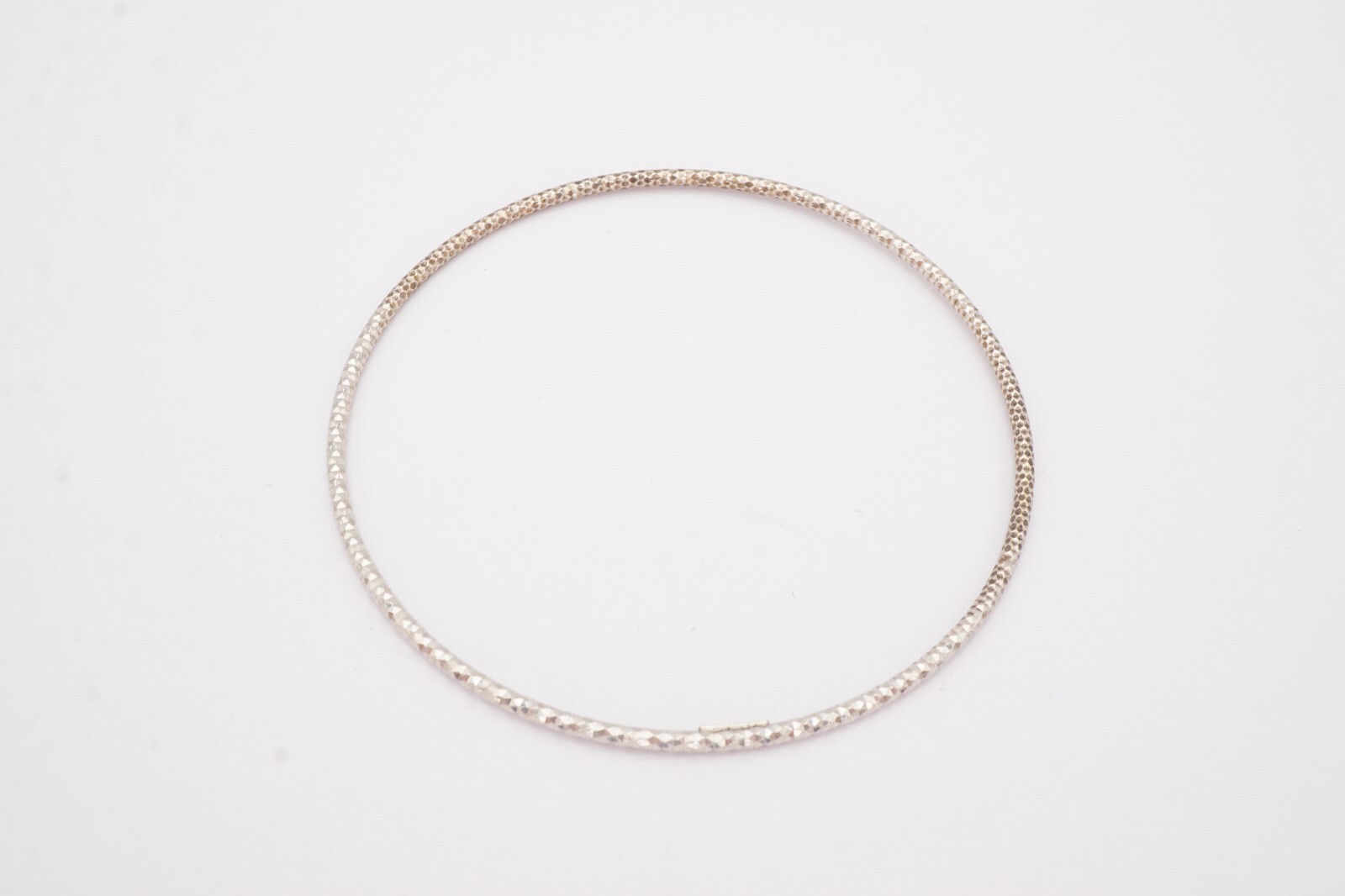 Sterling Silver 925 4 Stacking Bangle Bracelets 8… - image 3