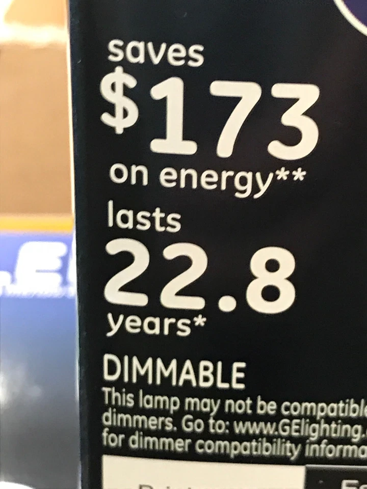 GE LED Bulb [3 pack] 96847 12W/75W Soft White Dimmable Indoor Floodlight - Image 4 of 4