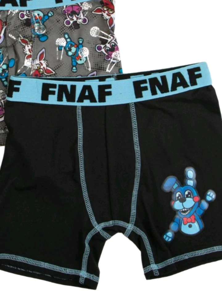 Boys Five Nights At Freddy's Foil Print 3pc Boxer Shorts Set Underwear Briefs - Image 3 of 3