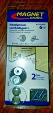 Master Magnet Neodymium Cabinet Latch 6 Lb Kit (2-Piece per Pack)