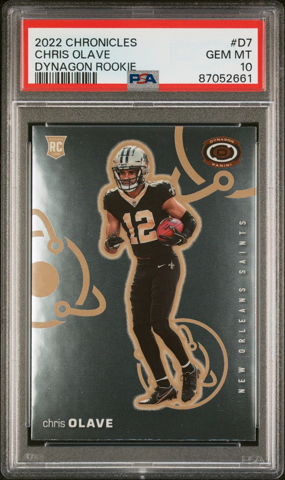 Chris Olave Panini Chronicles Dynagon Rookies #D7 Base