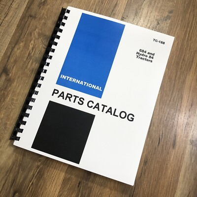 #ad International 684 Tractor Parts Manual Catalog Book Schematic $39.97