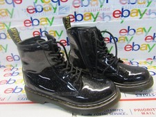 Dr Doc Martens Black Cosmic Glitter Boots 1460 J Womens 3