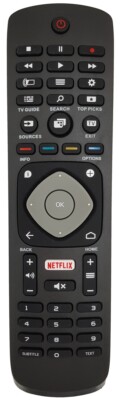 Ersatz Fernbedienung für Philips TV 32PFS6401/60 | 32PFS6402/12 | 32PFT5500/12