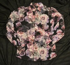 FRIDAY Shirt Men's Bold Eyecatching Burton Floral Shirt Medium Long Sleeved