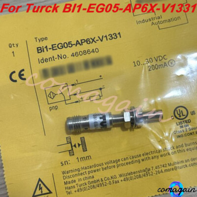 10-30VDC 200mA Inductive Proximity Sensor For Turck BI1-EG05-AP6X-V1331 4608640
