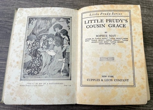 Little Prudy's Cousin Grace Sophie May Antique Collectible Hardcover Rare Book - Imagen 4 de 10