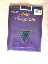Hanes Fitting Pretty 2X Classic Navy Day Sheer Control Top Pantyhose  771 NWT