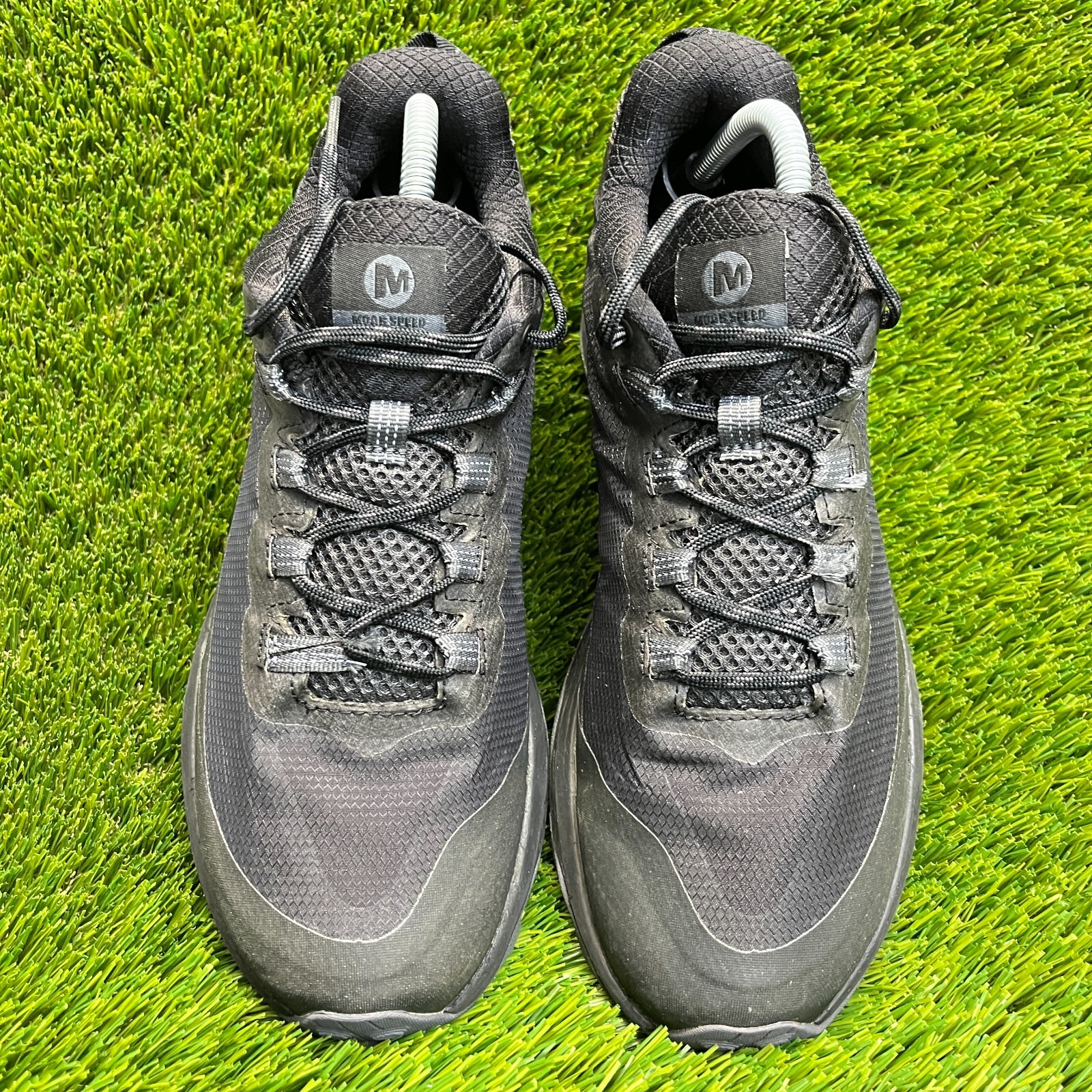 Scarpe da ginnastica Merrell Moab Speed da uomo taglia 8 5 nere grigie trail running escursionismo